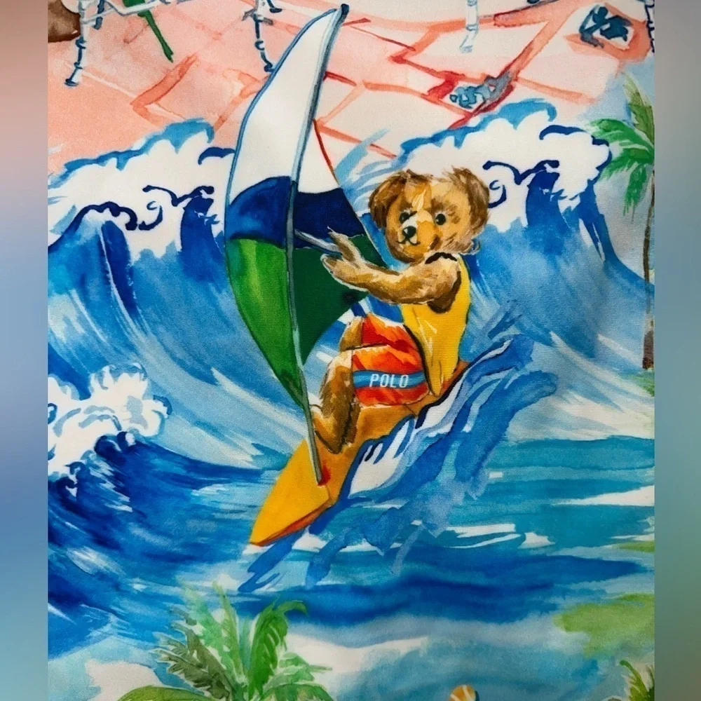 MSRP $75‎ polo ralph lauren girls one piece swimsuit Size 16
